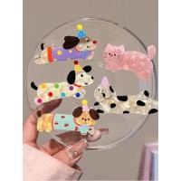 ราคา OFF SHOP พร้อมส่งน่ารักลูกสุนัขแมวกิ๊บสาวน่ารักผมหักเรียบกิ๊บขนาดเล็ก "VO-4" (29779020713)