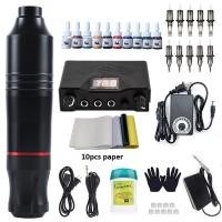 ราคา เครื่องสักลาย ครบชุด 16 เม็ดสี ชุดเครื่องสัก เครื่องสักปากก เครื่องสัก ไร้สายเลาย ปากกาสัก ครบชุด เม็ดสี Tattoo Machine (27308698391)