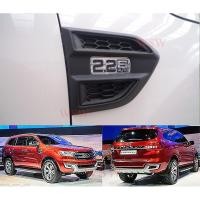 ราคา ครอบแก้มข้าง รถยนต์ ฟอร์ด เอเวอเรสต์ ปี 2015-2018 ครอบแก้ม สีดำด้าน Ford Everest ครอบ Side vent ของแต่งฟอร์ดเอเวอเรสต์ (1895054152)