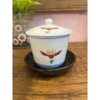 ราคา ถ้วยไข่ตุ๋น พร้อมจานรองดินเผาเคลือบ ขนาด 3.5x2.8”(ID0025) (40517526831)