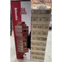 ราคา ตึกถล่มไม้ ทาวเวอร์54ชิ้นตัวเลข (21563612813)