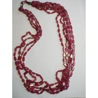 ราคา สร้อยคอแฟชั่นลูกปัดสีชมพูแบบซ้อนกัน 5 เส้น (2020298059)