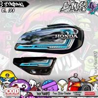 ราคา HONDA GL 100 GL CEPEK VARIATION STRIPING SIMPLE MOTIF AIR BRUSH CD EFFECT KD12 (40127208254)