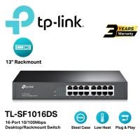ราคา SWITCH HUB (สวิตซ์ฮับ) TP-LINK (TL-SF1016DS) 16 PORT 10/100Mbps (1548126432)