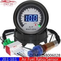 ราคา 20:1~10:1 Air Fuel Ratio Gauge+Narrowband Oxygen Sensor OEM 0258006028 Digital 2" 52MM AFR Meter Ho (43227752590)