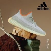 ราคา (ของแท้ 100%) adidas originals Yeezy Boost 350 V2 “Desert Sage” FX9035 Low Sneakers (48053974547)