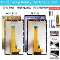 ราคา สําหรับ Samsung Galaxy Tab A7 Lite SM-T220(Wifi) SM-T225(LET) T220 T225 Digitizer Assembly เปลี่ยน LCD (45355982588)