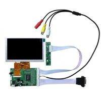 ราคา 5-inch 800 * 480 computer display screen CVBS/VGA interface display screen 12VDC5521 port power sup (52656786199)