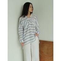ราคา เสื้อเชิ้ตกระเป๋าลายทาง Oversize (แบรนด์ Zara Basic) (17497643836)