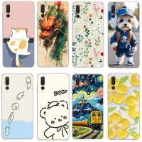 ราคา ปลอกสําหรับ huawei p20 pro Soft Case TPU พิมพ์ฝาครอบโทรศัพท์ (27356744880)