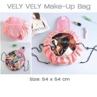 ราคา กระเป๋าเครื่องสำอางค์ ทรงกลม 360 องศา Vely Vely Make up Bag สีชมพู สีฟ้า (5924865833)