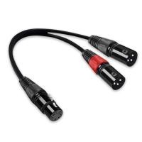 ราคา XLR Audio Cable 2pcs 3 Core to 5 Core Microphone Cables XLR Guitar Cables 5Pin to 3Pin Balanced Mixing Console Sound Car (25127127481)