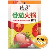 ราคา เต๋อจวงโทเมโทฮอทพอทเบสซุปฮอทพอทเข้มข้นรสมะเขือเทศ 220ก De Zhuang Tomato Hot Pot Base 220g [6926053803341 ] (46555840546)