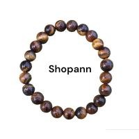 ราคา ไทเกอร์อาย10มิล กำไลข้อมือไทเกอร์อาย(Tiger Eye)หินนําโชคแท้ (26200685604)