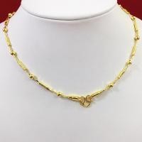 ราคา สร้อยคอทองเคลือบแก้ว ความยาว 24 นิ้ว น้ำหนักเทียบเท่า 1 บาท สร้อยทอง สร้อยแฟชั่น ทองชุบ ทองปลอม ทองไมครอน (12034773209)