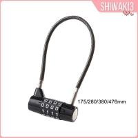ราคา [ชิวากิ3] ล็อคการเดินทางสําหรับกระเป๋าเดินทางที่มีรหัสรวมตัวล็อคสายเหล็กสําหรับประตูและตู้ (43678772393)