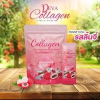 ราคา [DEVA COLLAGEN] ดีว่า คลอลาเจน 10000mg รสลิ้นจี่ กลูต้า คลอลาเจนชงดื่ม จำนวน 1 กระสอบ 30 ซอง (DEVA COLLAGNE LYCHEE 3in1) (55006893624)