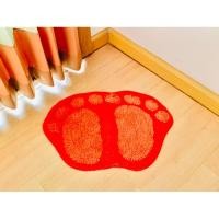 ราคา พรมเช็ดเท้า งานไหมพรมถักลายสีแดงลายเท้า มือสองขายตามสภาพ สินค้าญี่ปุ่น-เกาหลีแท้ (25100381456)