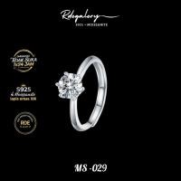 ราคา MS-029/Moissanite คุณภาพสูง S925 แหวน/1 กะรัต moissanite แหวน/แหวน S925 (53105872428)
