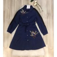 ราคา ฟรี EMS ชุดเดรสสั้น งานป้าย Lady Ribbon Thailand เสื้อผ้าแฟชั่นผู้หญิง Dress Size M สียีนส์ พร้อมส่งสวยเหมือนแบบ (1102578499)
