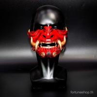 ราคา สไตล์ญี่ปุ่น Prajna Mask Half-Face Onimura Mask เกม Merchandise Dress Up เครื่องแต่งกาย Props (43757018771)
