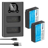 ราคา 2 c x LP-E10 LPE10 แบตเตอรี่กล้องและ LED ชาร์จ USB สำหรับ Canon 1100D (29808480792)