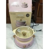 ราคา มือสองยังไม่ได้ใช้ IRIS RICOPA หม้อต้มชาบู สุกี้ เตาไฟฟ้า+หม้อ เคลือบเซรามิก ญี่ปุ่น สีสวยไม่ติดกระทะ (25716825389)