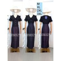 ราคา เสื้อ+ผ้าถุง+เข็มกลัดสีดำ ป้ายCLTชลิตา (มือ1ทุกแบบ) ชุดเข้าวัดทำบุญ ชุดเข้าเซท เสื้อผ้างานป้าย (23556188858)