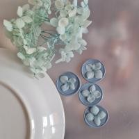 ราคา wax seal ครั่งตราประทับ ครั่ง handmade ทำเอง ประดับดอกไม้ ไฮเดรนเยีย สีฟ้า สีชมพู มินิมอล ตกแต่ง การ์ด ห่อสินค้า (10506872501)