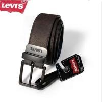 ราคา เข็มขัดหนังแท้ผู้ชาย สองด้านหมุนได้ แบรนด์ Levi's สไตล์เรโทร (55806851517)