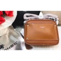 ราคา กระเป๋าสะพายแบรนด์แท้ DavidJones ทรงกล่อง สีน้ำตาล (2116184544)