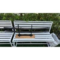 ราคา ซามูไรเก่าโบราณ น้ำหนักดีมาก สภาพดีมาก เหล็กหนักมาก ได้2 เล่มและที่วาง (44951527230)