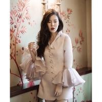 ราคา เดรส Madeoffabric Sweetie Ruffle dress Size : US2 (5069184016)