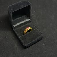 ราคา แหวนทับทิมสยามประดับเพชร ทองคำ 4.40g เพชร 0.12 cts ทับทิมสยาม 0.71 cts (49204120576)