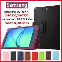 ราคา สําหรับ Samsung Galaxy Tab A 9.7 & S ปากกา SM-P550,SM-P555 2015 ยี่ห้อใหม่ Protector ฝาครอบกรณี Samsung Galaxy Tab A 9.7 SM-T555,SM-T550 สีทึบคุณภาพสูง (22971026518)
