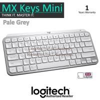 ราคา Logitech MX Keys Mini Wireless Keyboard Pale Grey คีย์บอร์ดแป้นภาษาอังกฤษสีเทา ของแท้ ประกันศูนย์ 1ปี (15527250700)
