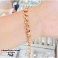 ราคา MATA GLR-261 XP Line Eye Ring Chain Bracelet (43621544961)
