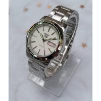 ราคา นาฬิกา SEIKO 5 Automatic รุ่น SNKE49K1 นาฬิกาข้อมือผู้ชาย สายสแตนเลส หน้าปัดขาวเรียบหรู - ของแท้ 100% รับประกัน 1 ปี (1271969849)