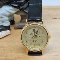 ราคา Vintage Alba Mickey mouse watch (หน้าทอง)_นาฬิกามินนี่เม้าส์ จาก Alba _แท้มือสองญี่ปุ่น สภาพสวย (27065689544)