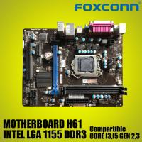 ราคา Foxconn H61 LGA intel 1155 Sandybridge & Ivy Bridge เมนบอร์ด (24928162549)