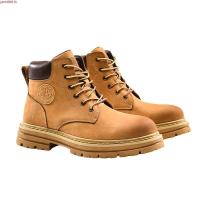 ราคา รองเท้าบู๊ตมาร์ตินผู้ชาย 2025 ใหม่ หนังแท้ รองเท้าผู้ชายฤดูใบไม้ผลิ รองเท้าบู๊ตทำงานเพิ่มความสูง (50754859331)