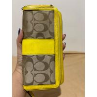ราคา Coach กระเป๋าสตางค์ใบยาว มือสองของแท้ (25221980568)
