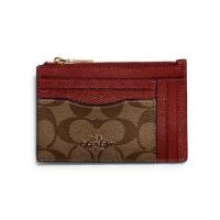 ราคา Coach card holder สีแดงของแท้จาก Outlet อเมริกา (7290729654)