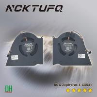 ราคา อะไหล่พัดลม OEM สำหรับ ROG Zephyrus S GX531 GX531GM GX531GS GX531GX พัดลมคู่ CPU GPU 12V 1A 4 Pin (56305984907)