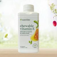 ราคา Nutrilite Chewable Vitamin E วิตามินอีชนิดเคี้ยว นำเข้าจาก USA ขนาด 270เม็ด Exp.04/27 (9503440674)