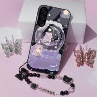 ราคา GANTUNGAN HP ล่าสุดSamsung A36 Samsung A56 Glass Softcase + ที่วางโทรศัพท์A36 A56 เคสโทรศัพท์ตัวป้องกันกล้องป้องกัน [LL29] (44806068185)