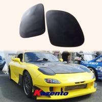ราคา For Mazda RX-7 FD RX7 FD3S OEM FRP Unpaint Front Bumper Headlight Covers Pair (45652487140)