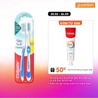 ราคา ชุดแปรงสีฟัน Colgate Slimsoft Flex Clean Super Soft 2 ชิ้น (28329851096)