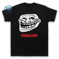 ราคา เสื้อยืดแขนสั้นสไตล์ตลก Troll Face Meme สำหรับทุกเพศ (43816734136)