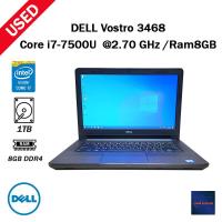 ราคา NOTEBOOK DELL Vostro 3468 i7-7500U 2.70 GHz/8GB/1TB/14"HD สภาพดี (16393428580)